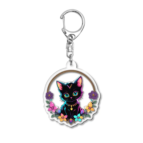 ねこのらーにあ Acrylic Key Chain