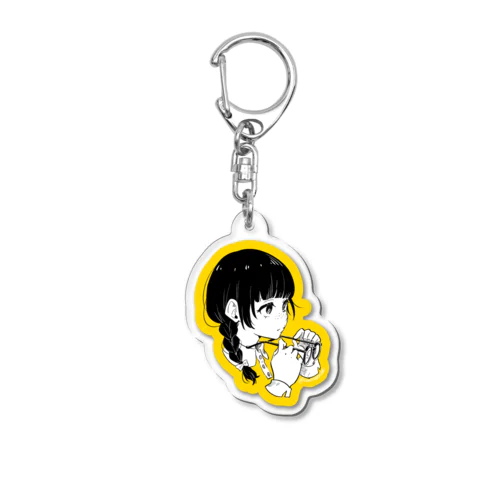 おさげガール Acrylic Key Chain