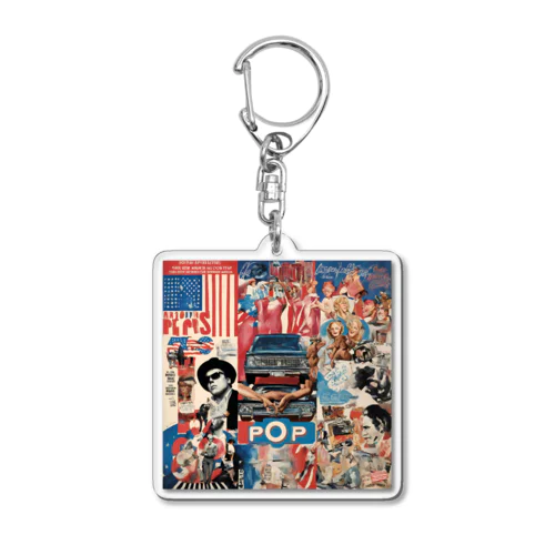 アメリカンポップ2 Acrylic Key Chain