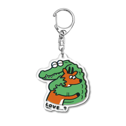 ワニの隣人ガゼル Acrylic Key Chain