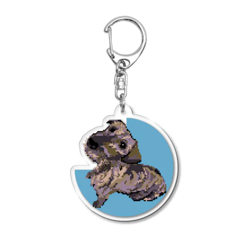 ドット絵犬 Acrylic Key Chain