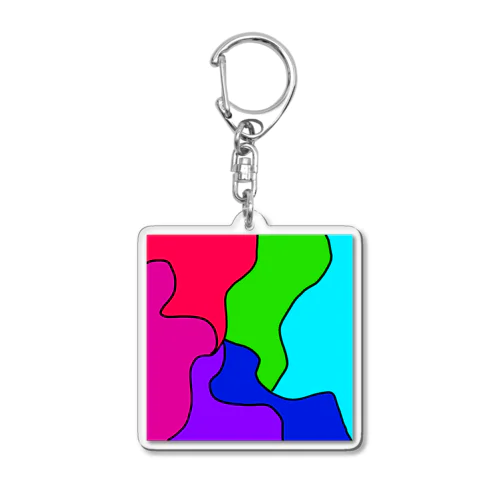 カラフル Acrylic Key Chain