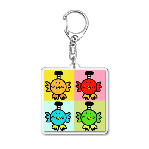 ～☆ピヨ侍四兄弟☆～ Acrylic Key Chain