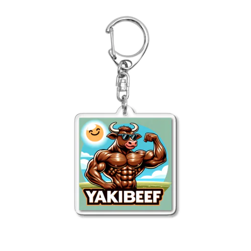 YAKIBEEF Acrylic Key Chain