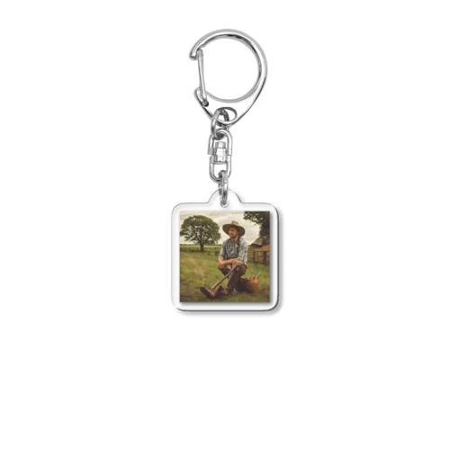 田舎 Acrylic Key Chain