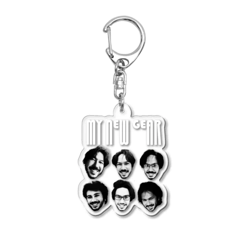 MNG マイニューギア(集合写真5 ) 【公式 / オフィシャル】  Acrylic Key Chain