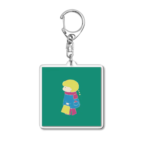 おんなのコのお買い物 Acrylic Key Chain