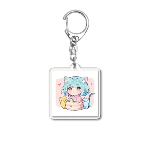 可愛いけもっ娘 Acrylic Key Chain