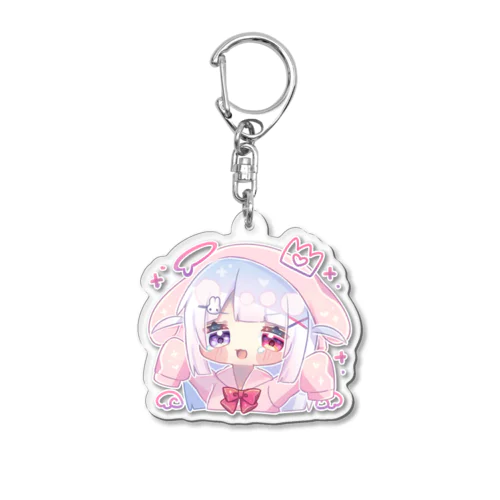 うさ耳パーカーちゃん(優勝) Acrylic Key Chain