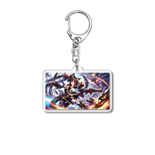 ケモミミメカ少女 Acrylic Key Chain