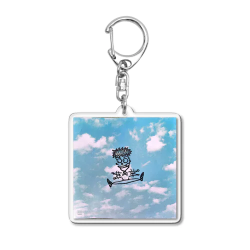 常に前向きくん Acrylic Key Chain