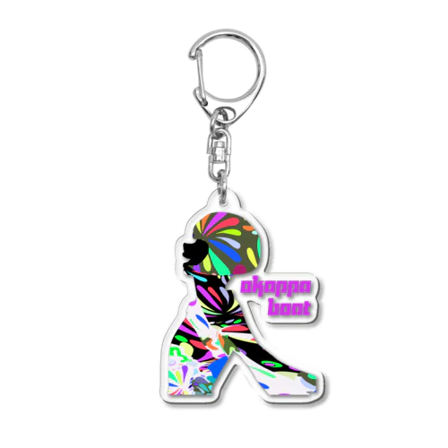 歌うおかっぱちゃん Acrylic Key Chain