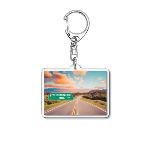 PositiveThinking Acrylic Key Chain