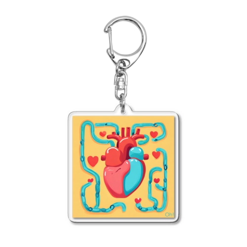 どくどく。 Acrylic Key Chain
