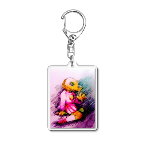 セロテープのユリさん Acrylic Key Chain