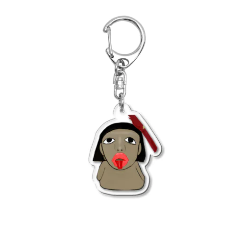 moai Acrylic Key Chain