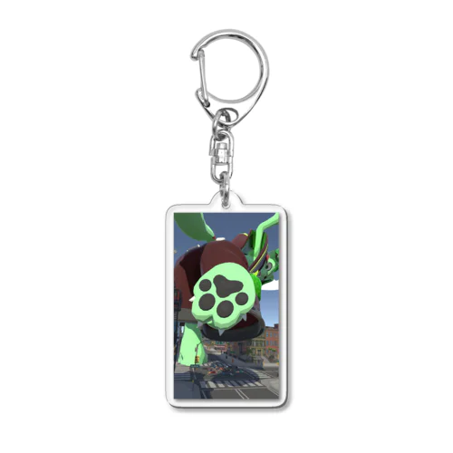 Macro puppy  Acrylic Key Chain