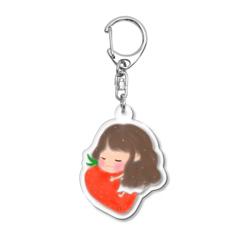 いちご あくきー Acrylic Key Chain