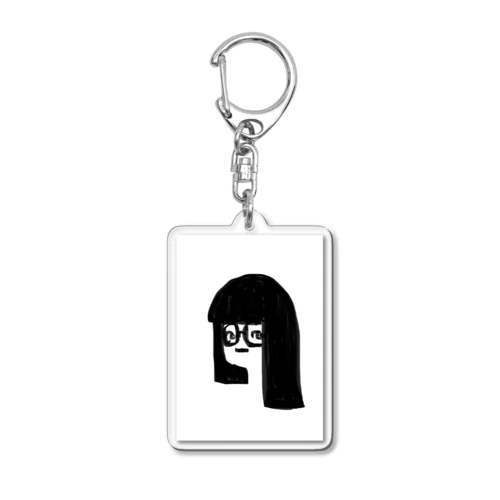 丸めがねカップ Acrylic Key Chain