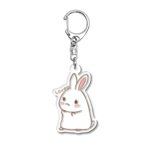 もちもちうさぎ Acrylic Key Chain