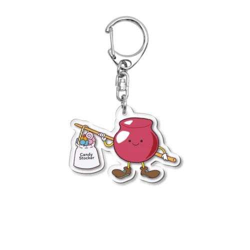 りんご飴のりんきち Acrylic Key Chain