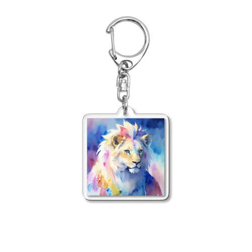 百獣の王ライオン Acrylic Key Chain