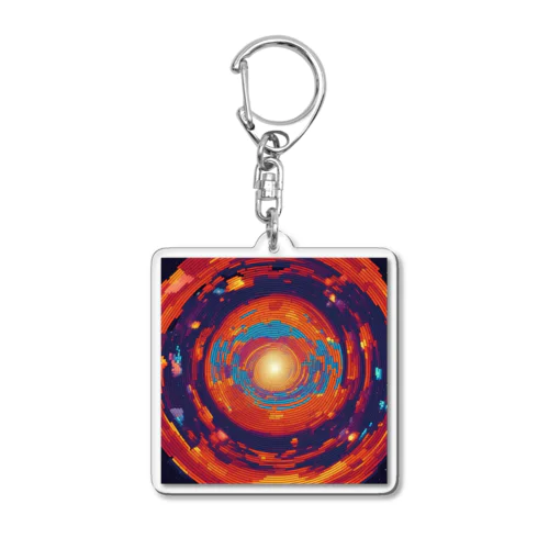 宇宙エネルギー‐幸運のドット絵コレクション Acrylic Key Chain