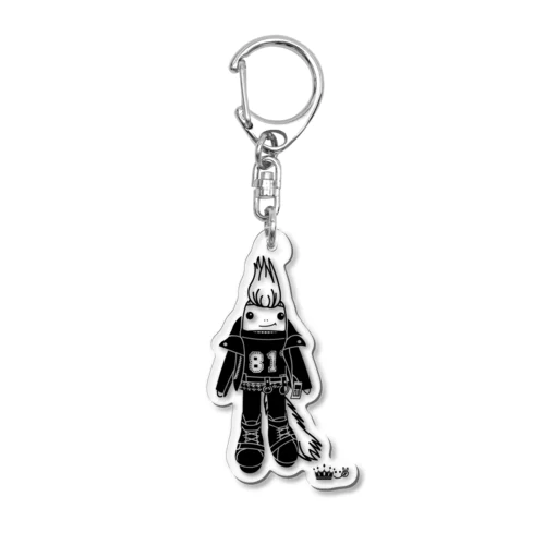 黒い絵のしげちゃん Acrylic Key Chain