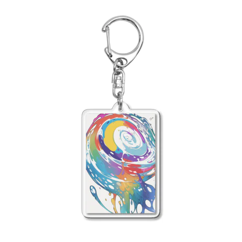 colorful#01 Acrylic Key Chain