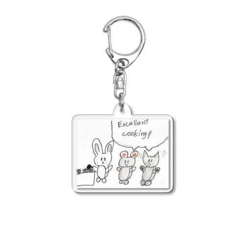 Excellent Cooking Acrylic Key Chain