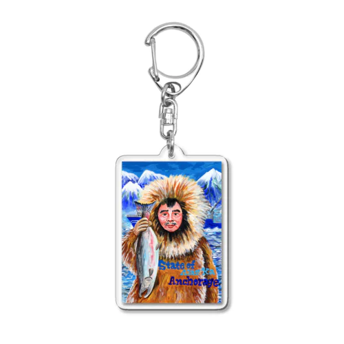 アラスカおじさん Acrylic Key Chain