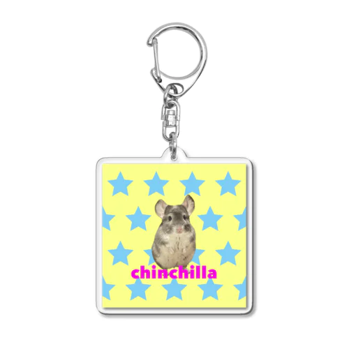 chinchilla saa アクリルキーホルダー