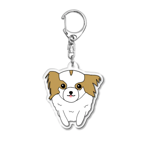 パピヨン Acrylic Key Chain