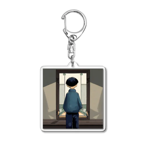 孤独な少年　 Acrylic Key Chain