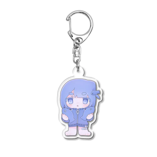 おさかなはぐまぐろちゃん Acrylic Key Chain