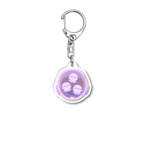 INK WAVE / JELLYFISH RANK Acrylic Key Chain