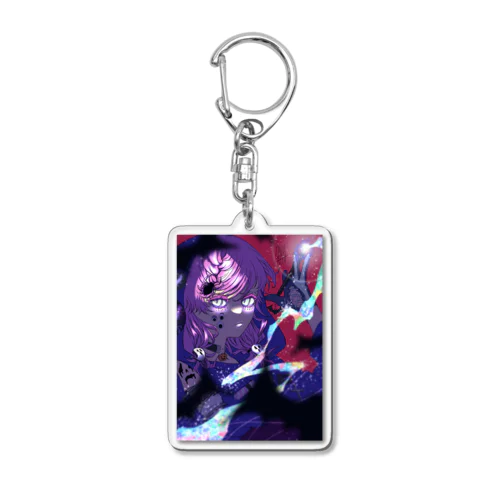 ハロウィンの魔女 Acrylic Key Chain