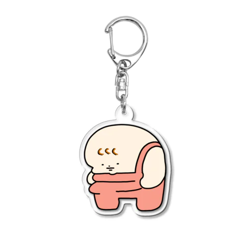 食べすぎちゃったの？ちんちくりんぼうず Acrylic Key Chain