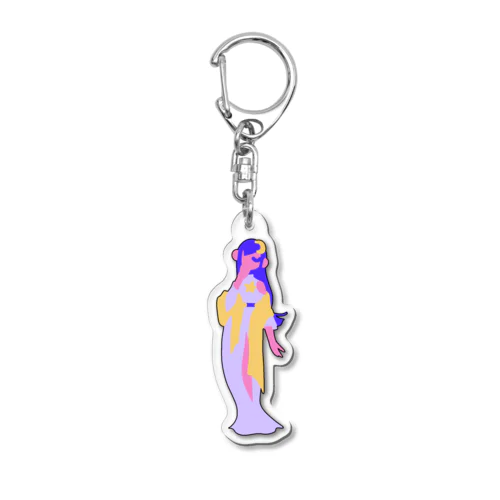 うお座さん Acrylic Key Chain