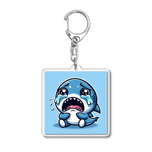 泣き虫シャーク Acrylic Key Chain