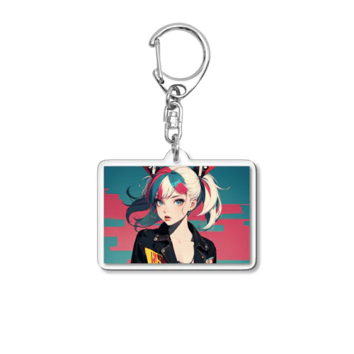 kawaii 東京ガールアート Acrylic Key Chain