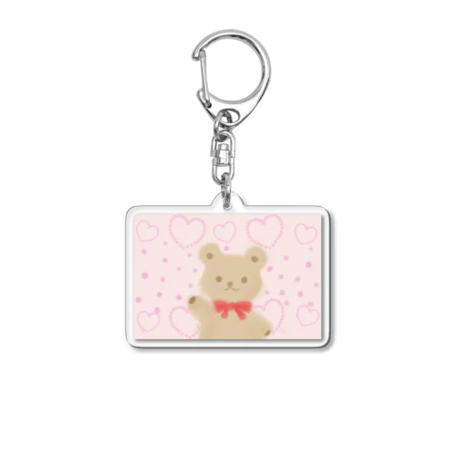 ほんわかテディベア Acrylic Key Chain