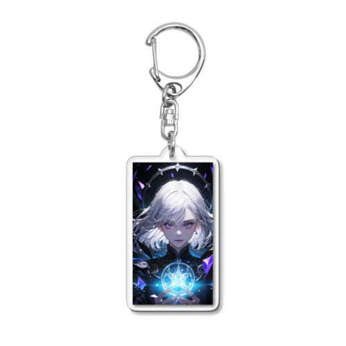 AI美人『白』2 Acrylic Key Chain