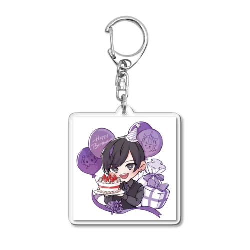 誕生日 Acrylic Key Chain