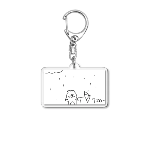 20220517　＜朝＞かっぱ、外へ旅立つ朝 Acrylic Key Chain