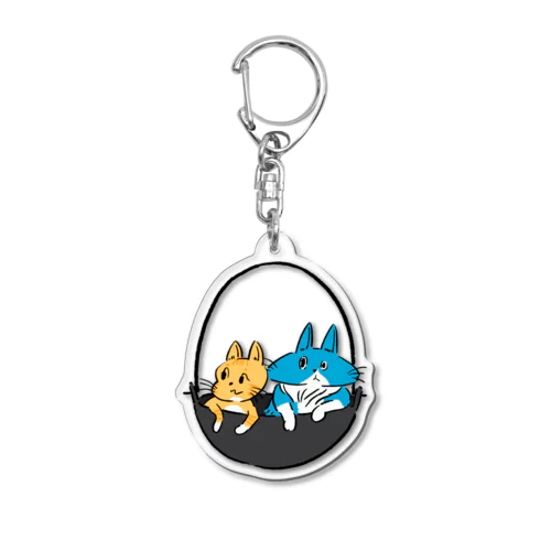 芋煮鍋ねこ Acrylic Key Chain