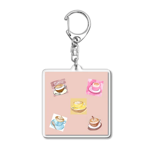 Sweet　cafe Acrylic Key Chain