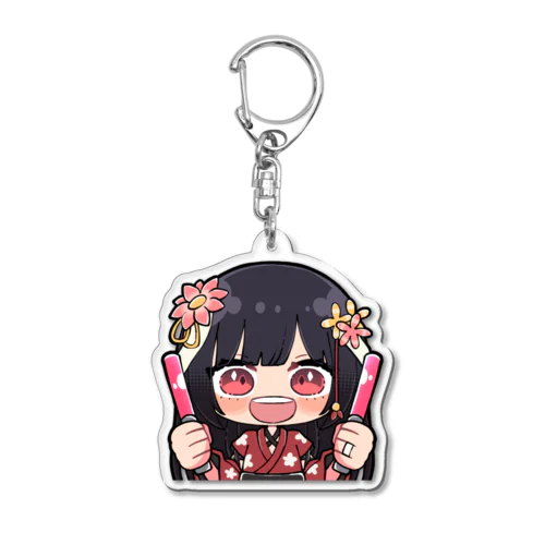 和花葉ちるの応援キーホルダー Acrylic Key Chain