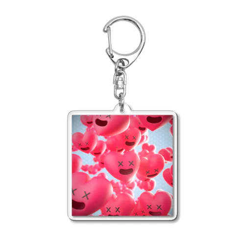 愛がいっぱい Acrylic Key Chain