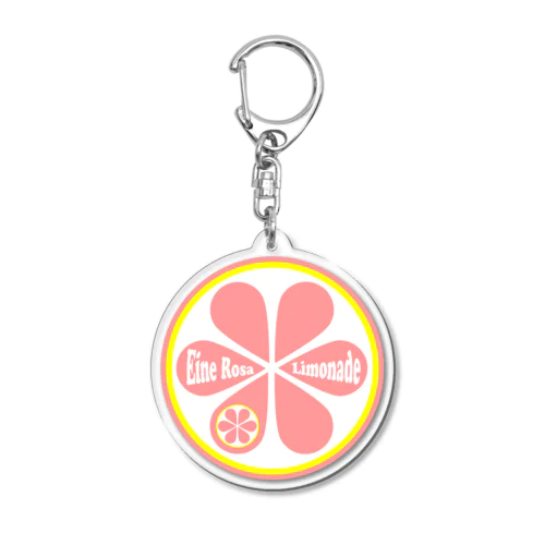 Eine Rosa Limonade Acrylic Key Chain